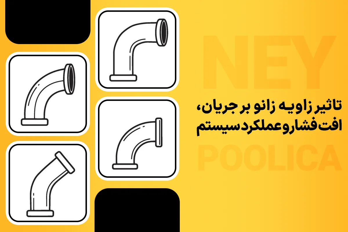 زاویه زانو چه تأثیری بر جریان، افت فشار و عملکرد سیستم دارد؟
